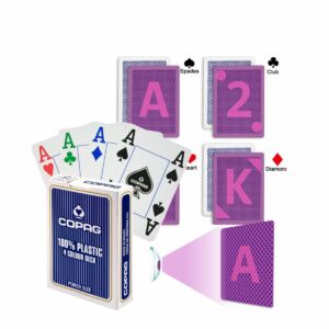 Copag 4 color playing cards | poker Plastic Juiced Cheating