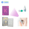 Bicycle Luminous Marked Cards for Poker with Invisible Ink Contact Lenses