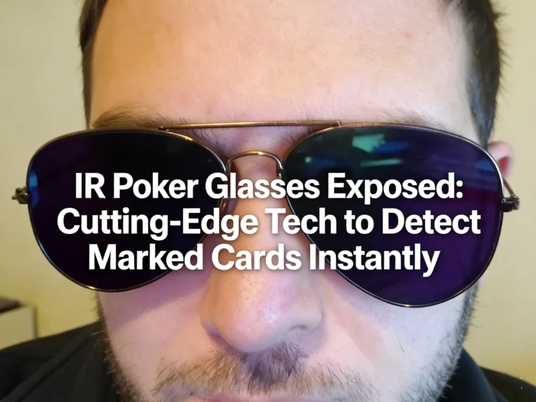 IR Poker Glasses Exposed: Cutting-Edge Tech to Detect Marked Cards Instantly